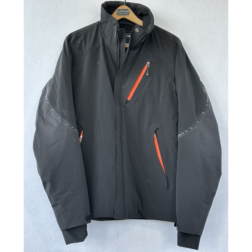 PHENIX Ski Jacket Black Snowboard Tech Outdoor Sports Men's Size L